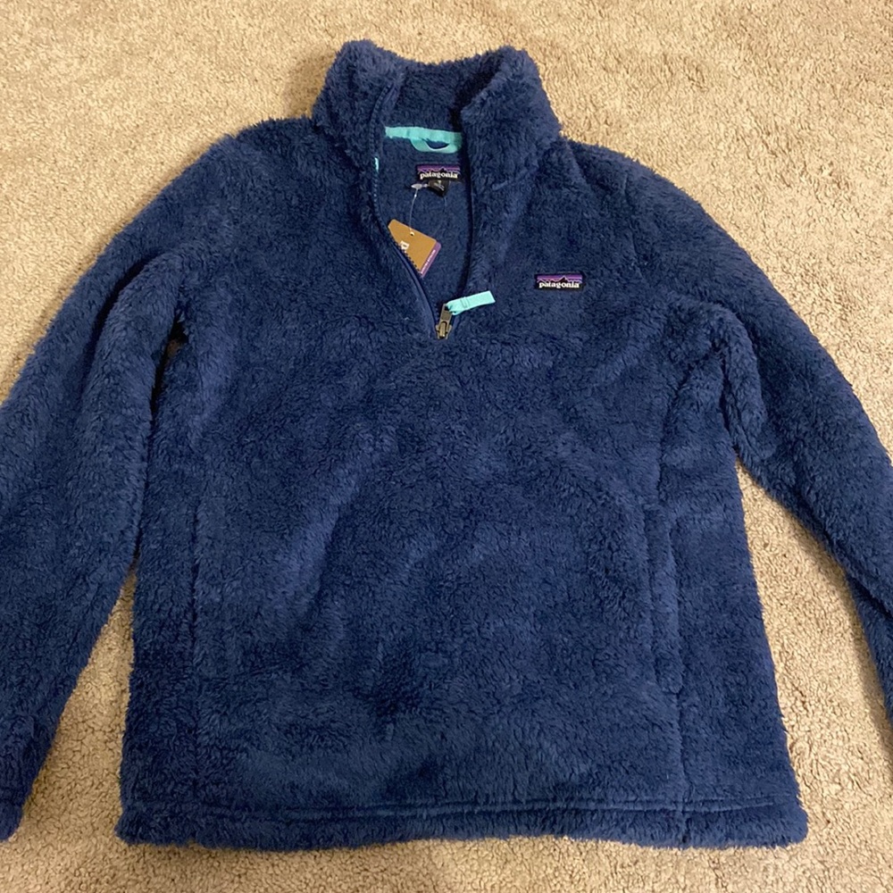 Girls Blue Patagonia Fleece